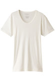 【MEN】フライス半袖UネックＴシャツ