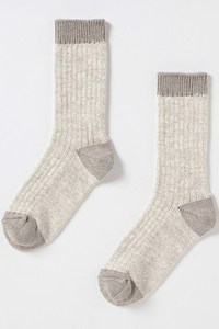 PRISTINE プリスティン　ヤク混リブレギンス Mサイズ PRISTINE(プリスティン)｜ヤク混リブレギンス/グレー の通販｜ELLESHOP