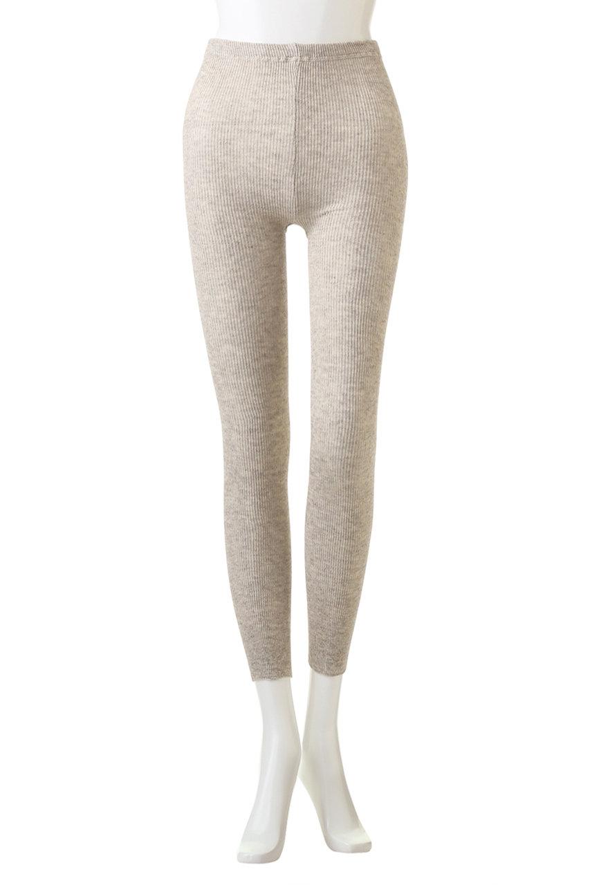 PRISTINE(プリスティン)｜ヤク混リブレギンス/グレー の通販｜ELLESHOP