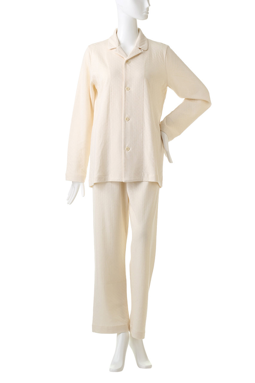 プリスティン pristine木蓮 スライスパジャマ 木蓮プリントフライスパジャマ / オーガニックコットン – PRISTINE