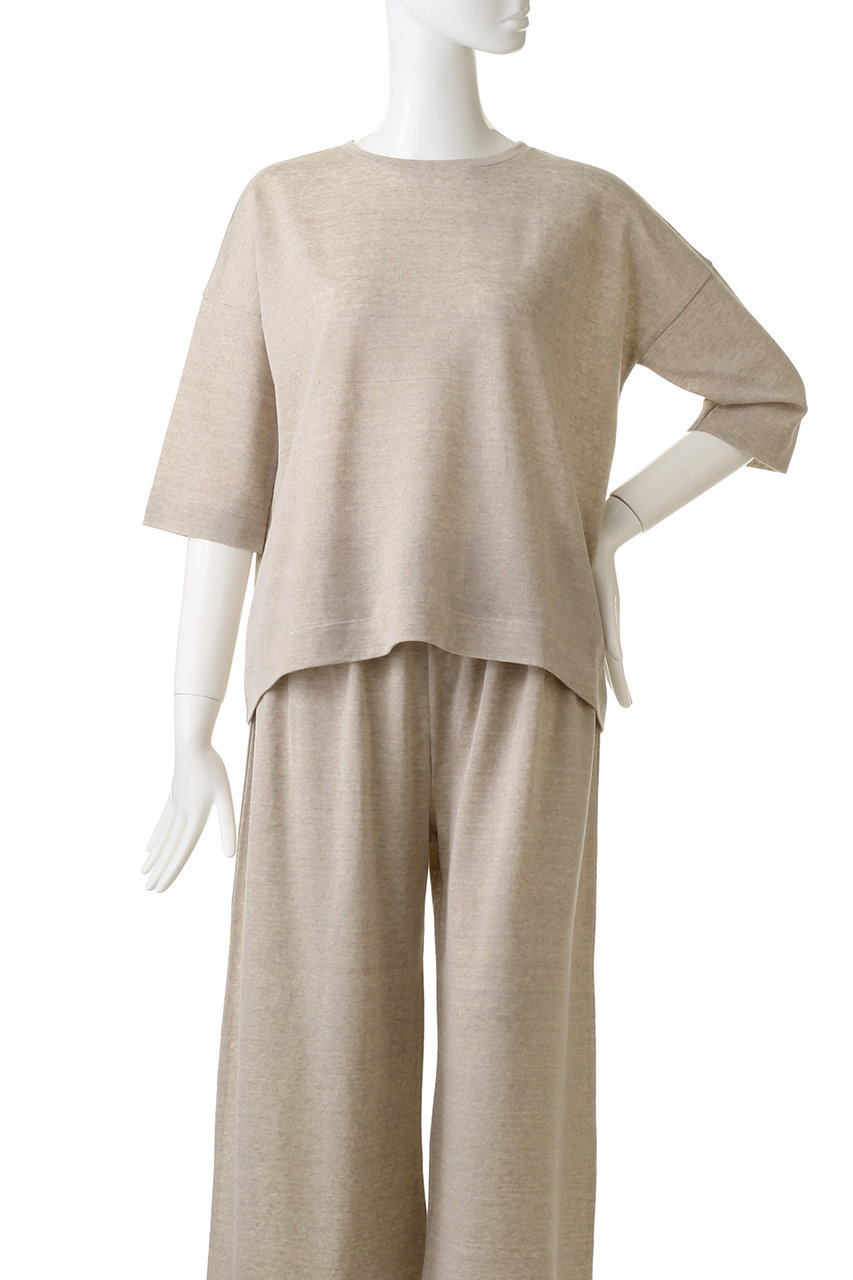 PRISTINE(プリスティン)｜CL天竺7分袖PO/グレー の通販｜ELLESHOP