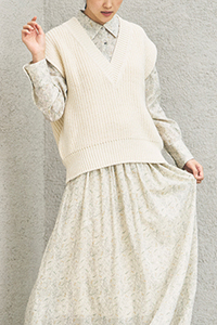 プリスティン　ウ－ルアルパカ混タ－トルドルマンセ－タ－ PRISTINE(プリスティン)｜ウ－ル混タ－トルドルマンセ－タ