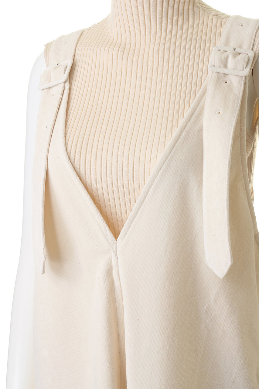 PRISTINE(プリスティン)｜リブレスコーデュロイ ジャンパースカート