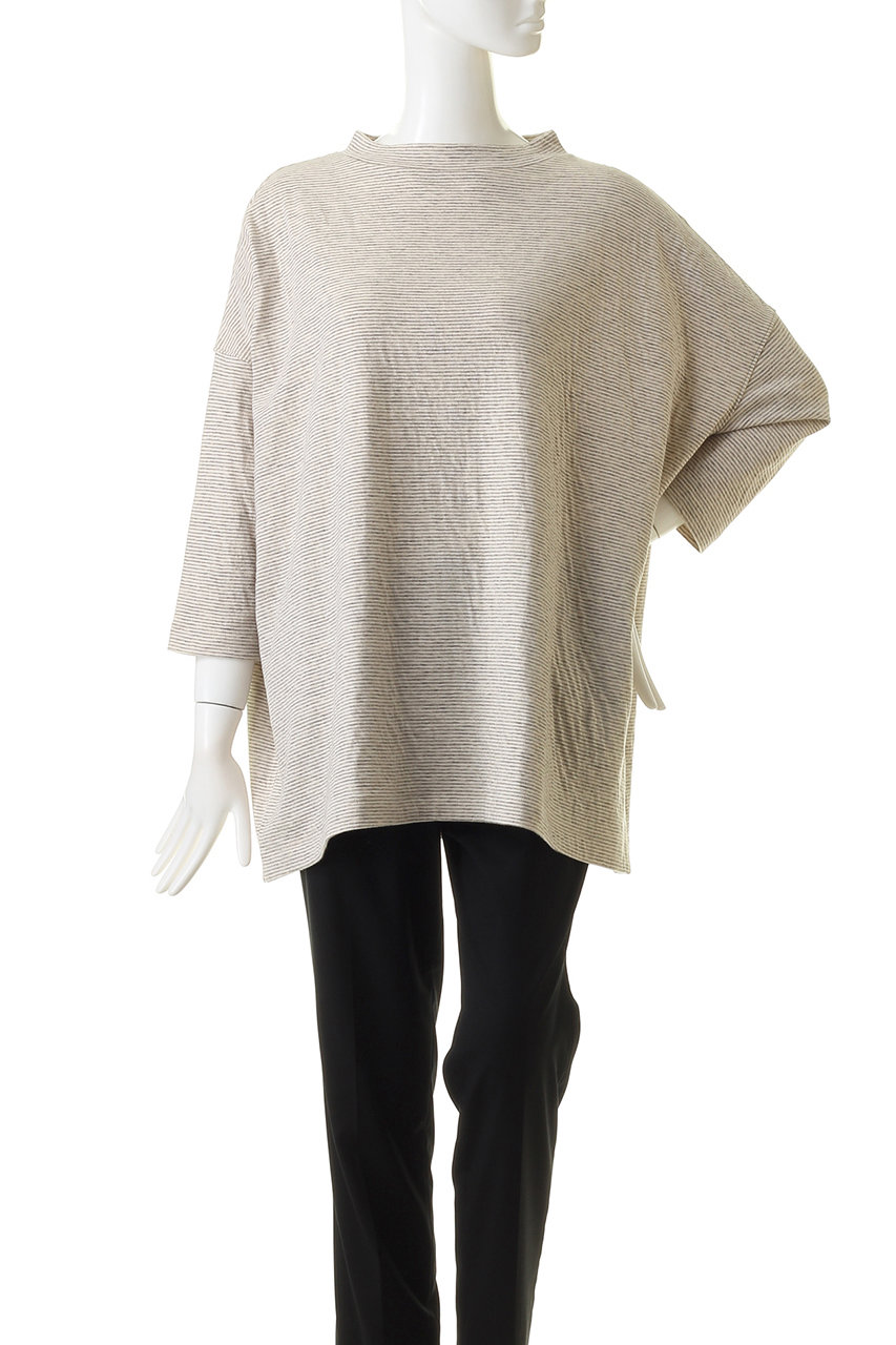 PRISTINE(プリスティン)｜ヤクボーダーモックネックプルオーバー