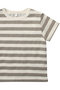 【KIDS】Ｒｅ－ＣＯＴＴＯＮ斜行天竺ボーダーＴシャツ プリスティン/PRISTINE