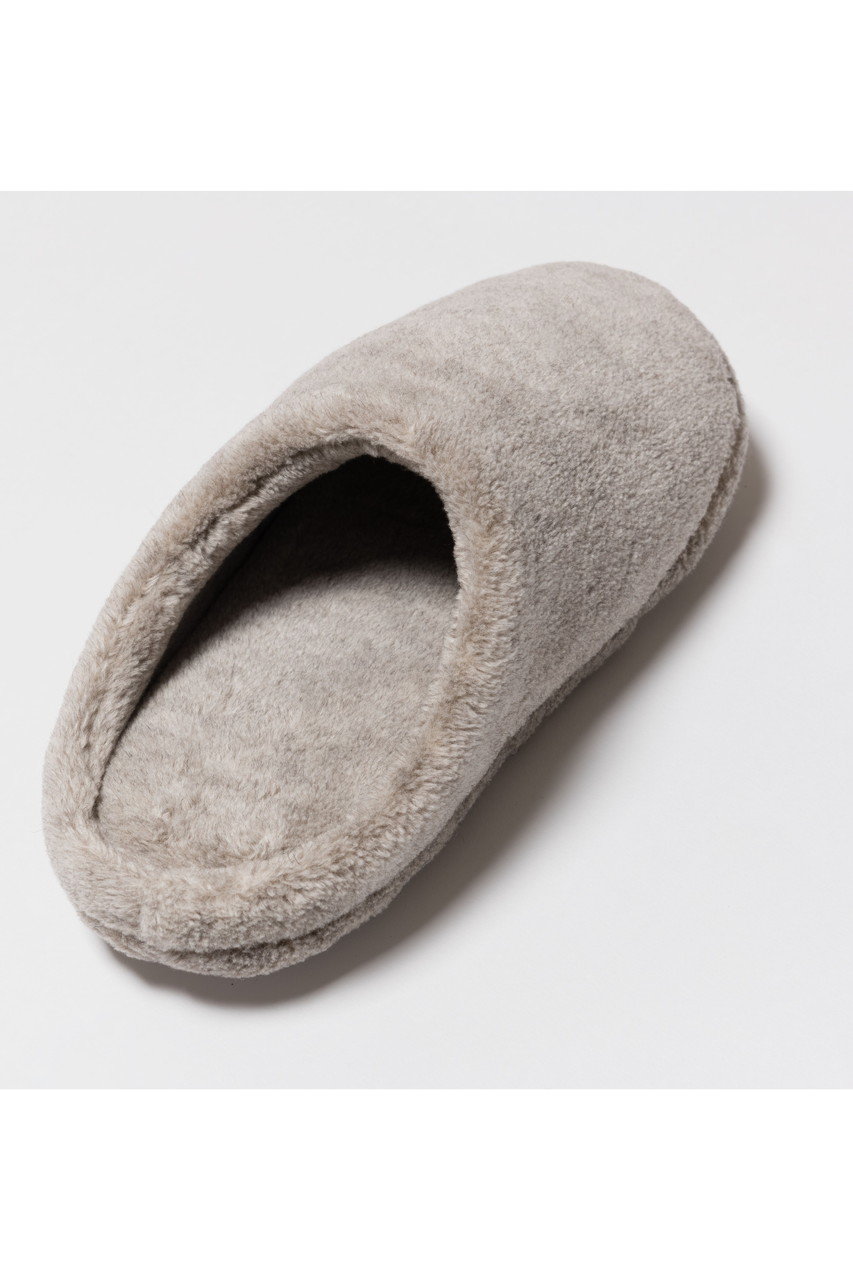 PRISTINE(プリスティン)｜ヤクフェイクファールームシューズ/グレー の