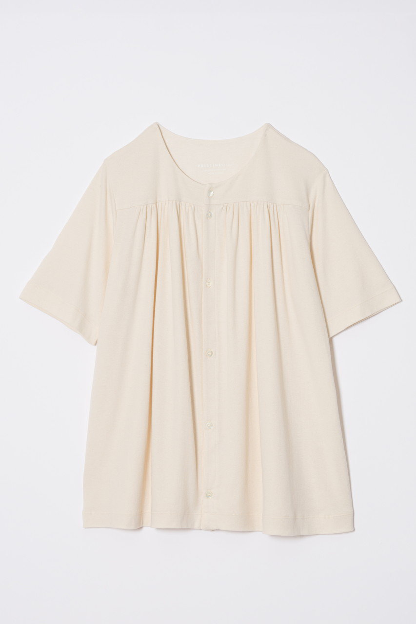 PRISTINE(プリスティン)｜フライスギャザーパジャマ/ナチュラル の通販