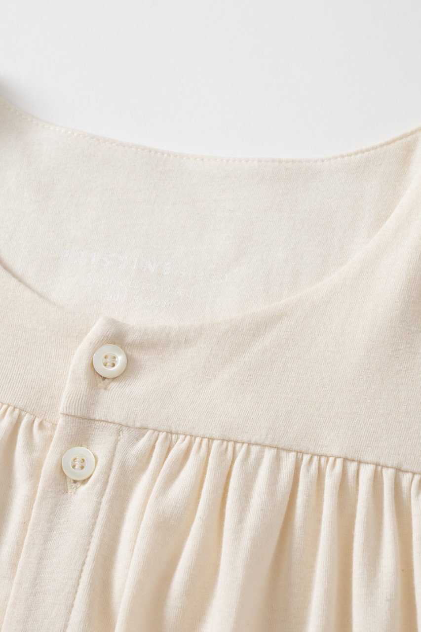 PRISTINE(プリスティン)｜フライスギャザーパジャマ/ナチュラル の通販