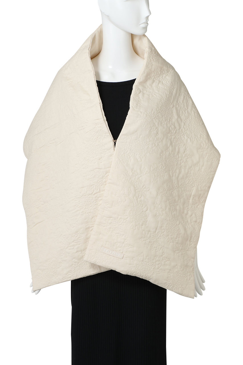 PRISTINE(プリスティン)｜フラワーキルトストール/ナチュラル の通販