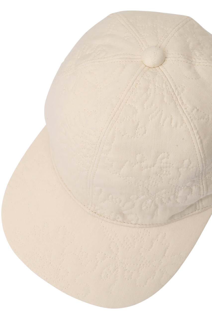 PRISTINE(プリスティン)｜フラワーキルトキャップ/ナチュラル の通販