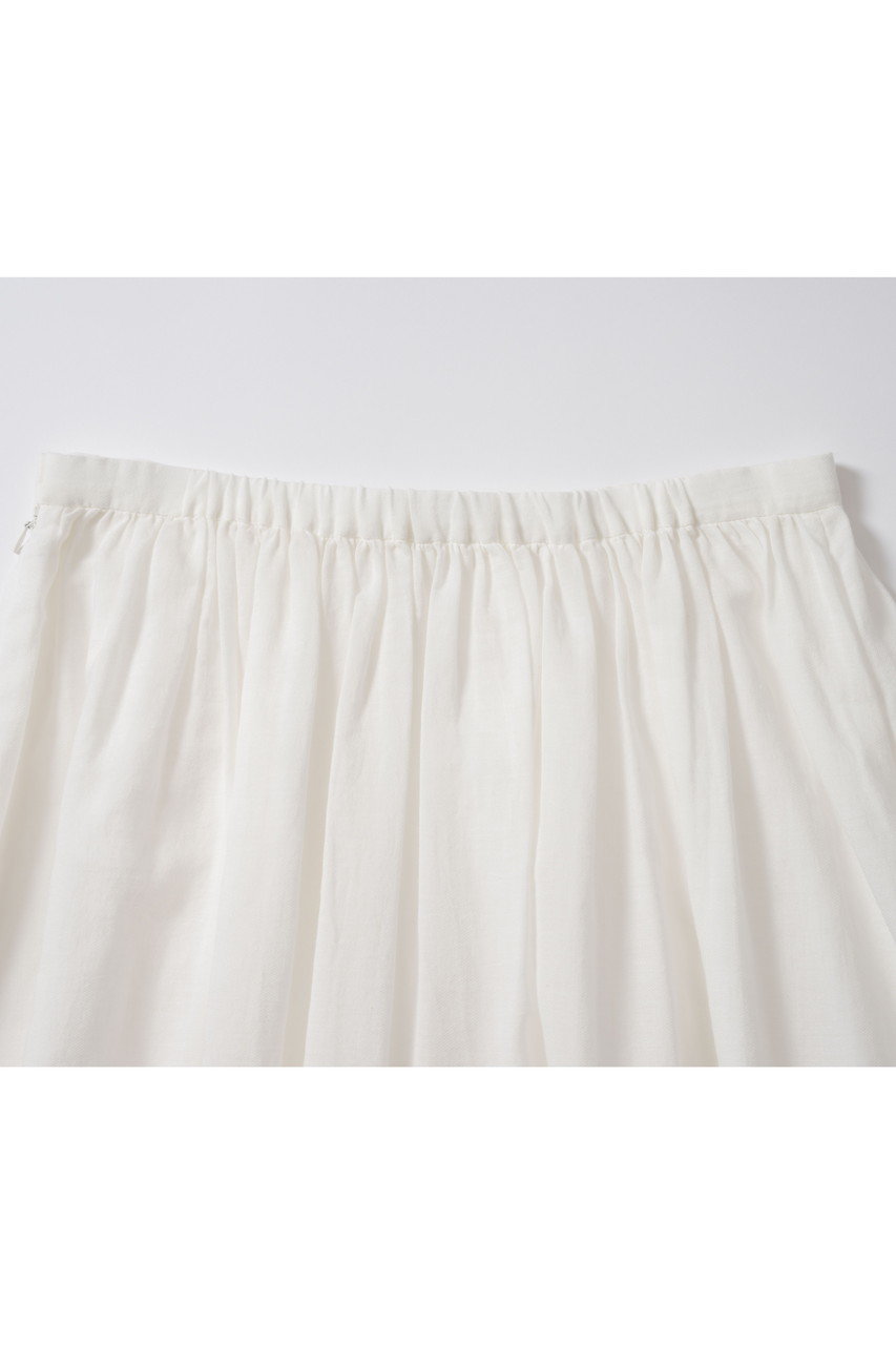 PRISTINE(プリスティン)｜カルゼスカート/ホワイト の通販