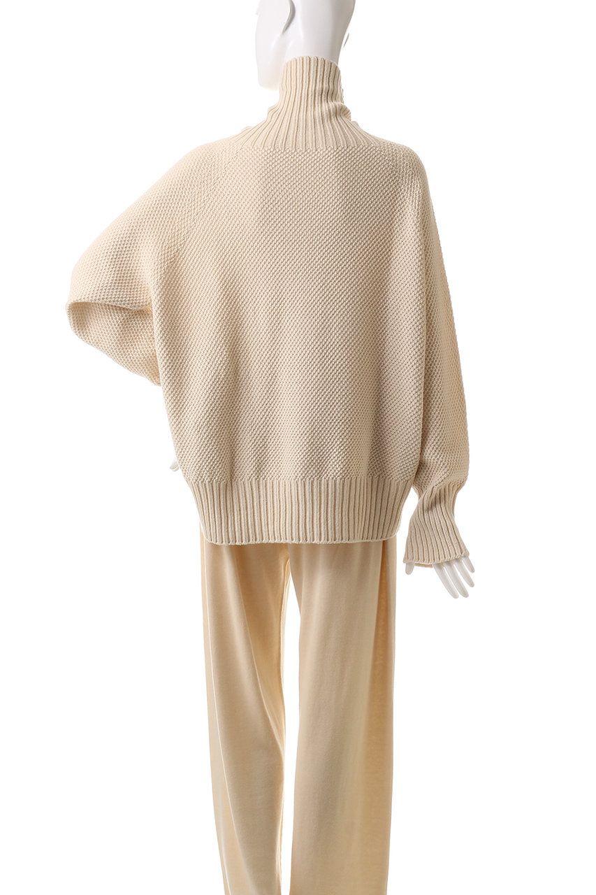 【美品】プリスティン（PRISTINE）鹿の子ビッグタートルセーター PRISTINE(プリスティン)｜鹿の子ビッグタートルセーター/ナチュラル の