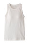 フライスカップ付きタンクトップ プリスティン/PRISTINE ホワイト