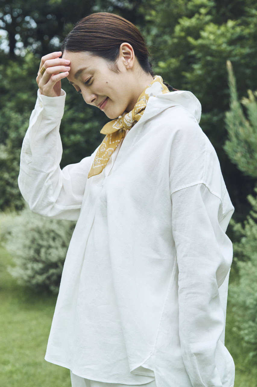 PRISTINE オーガニックコットン ストライプ長袖Tシャツ PRISTINE オーガニックコットン ストライプ長袖Tシャツ