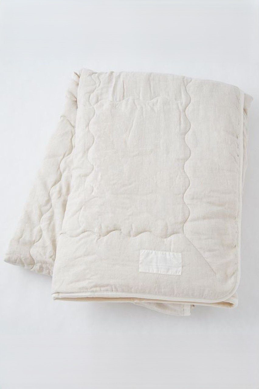 プリスティン/PRISTINEのリネン肌掛け布団(ナチュラル×グレー/424002)