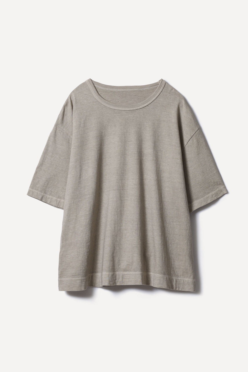 PRISTINE ReCottonTシャツ(染) (ライトクレー, M) プリスティン ELLE SHOP PRISTINE ReCottonTシャツ(染) (ライトクレー, M) プリスティン ELLE SHOP