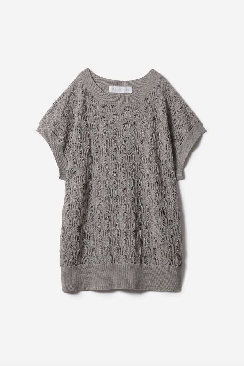 爽ヤクレーシーニットベスト