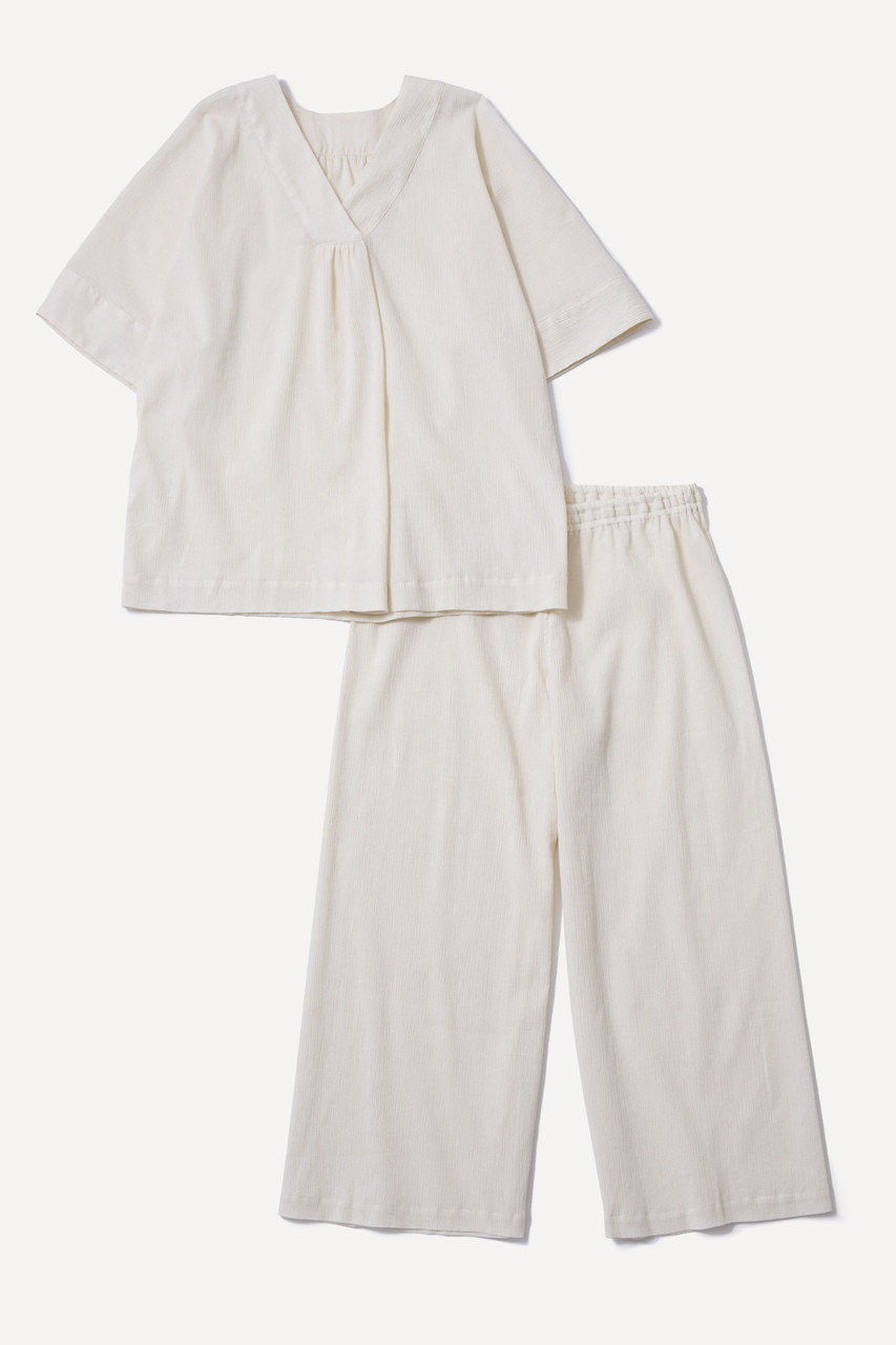 プリスティン/PRISTINEの楊柳ドルマンスリーブパジャマ(ナチュラル/415253)