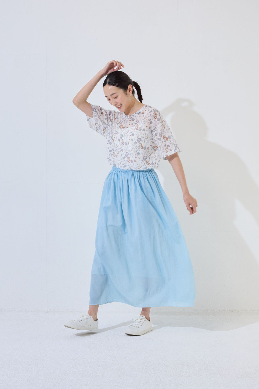 プリスティン（PRISTINE）flowerメッシュTシャツ PRISTINE(プリスティン)｜flowerメッシュTシャツ/ホワイト の