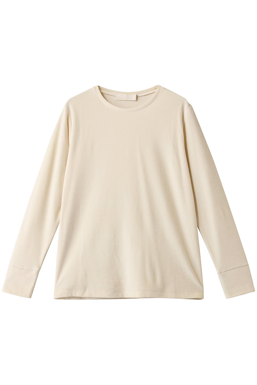 【美品】プリスティン（PRISTINE）ベロア長袖プルオーバー PRISTINE(プリスティン)｜ベロア長袖プルオーバー/ナチュラル の通販