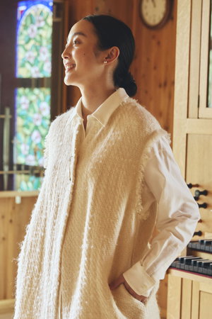 プリスティン/PRISTINEのPRISTINE ツイードベスト(110800/110806)