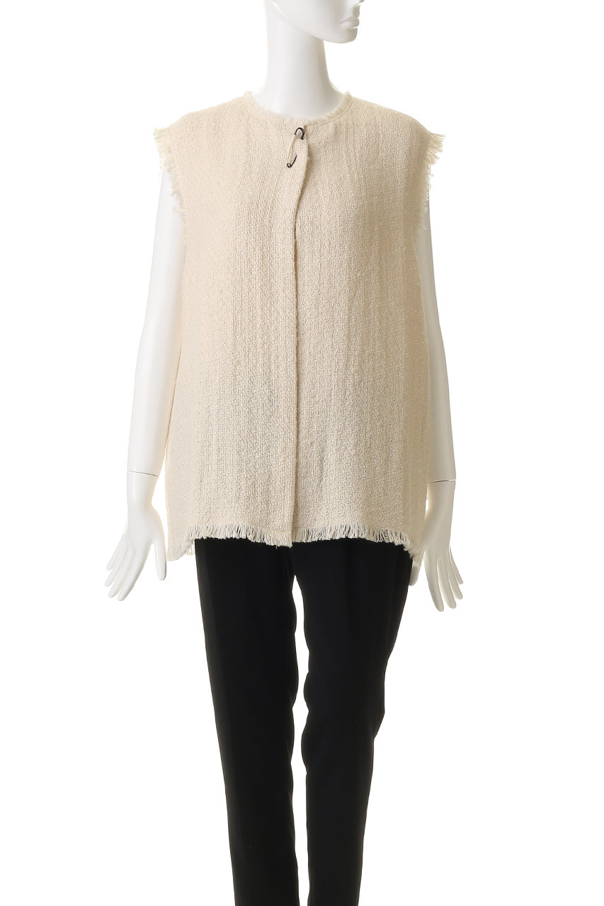 PRISTINE(プリスティン)｜PRISTINE ツイードベスト/ナチュラル の通販