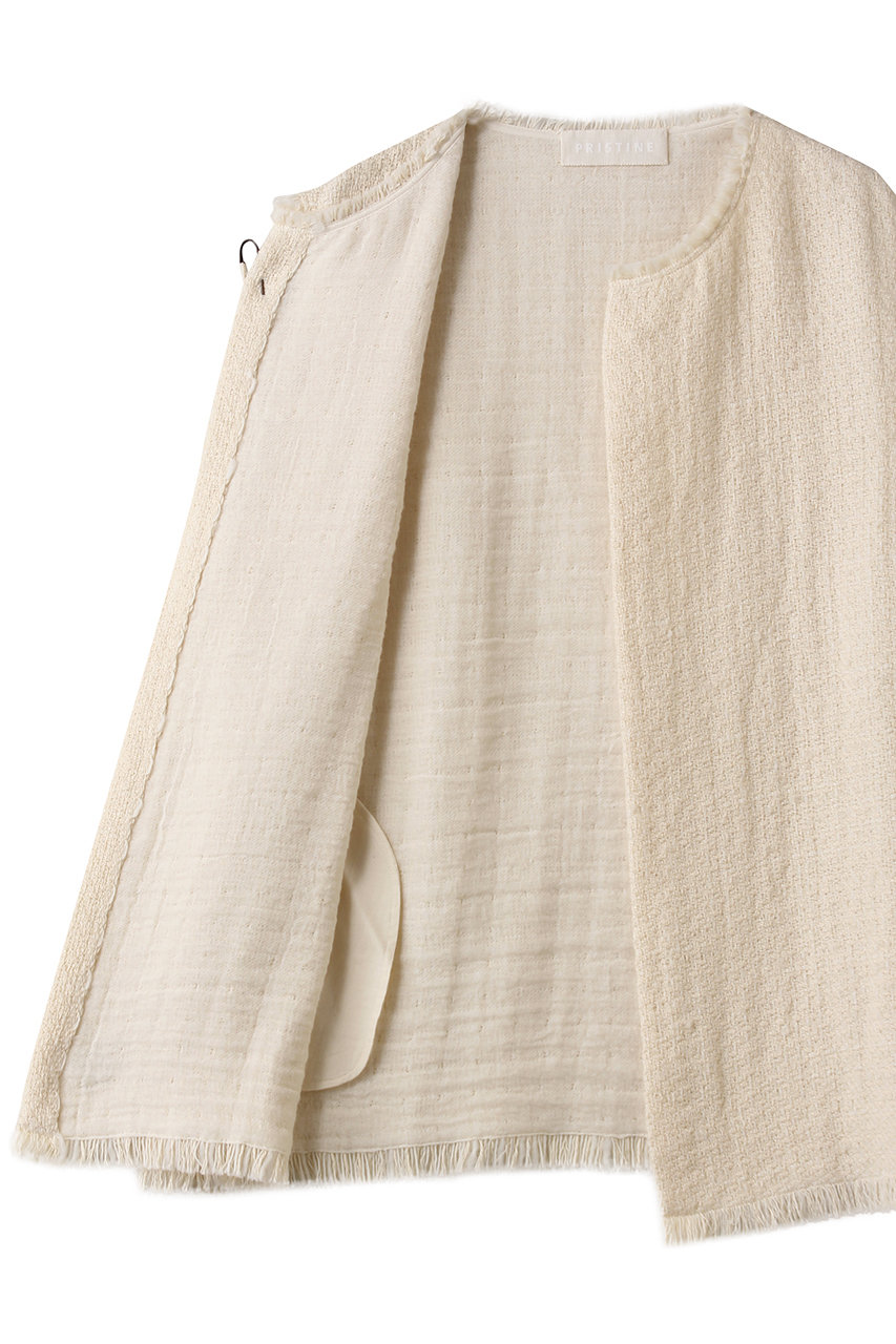 PRISTINE(プリスティン)｜PRISTINE ツイードベスト/ナチュラル の通販