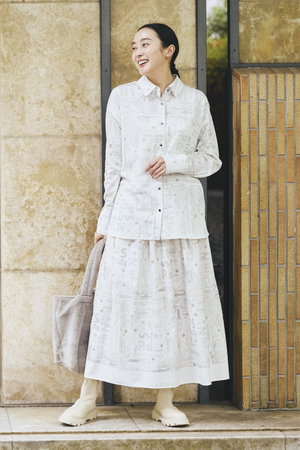 プリスティン/PRISTINEのWinter cactus シャツ(110400/110403)