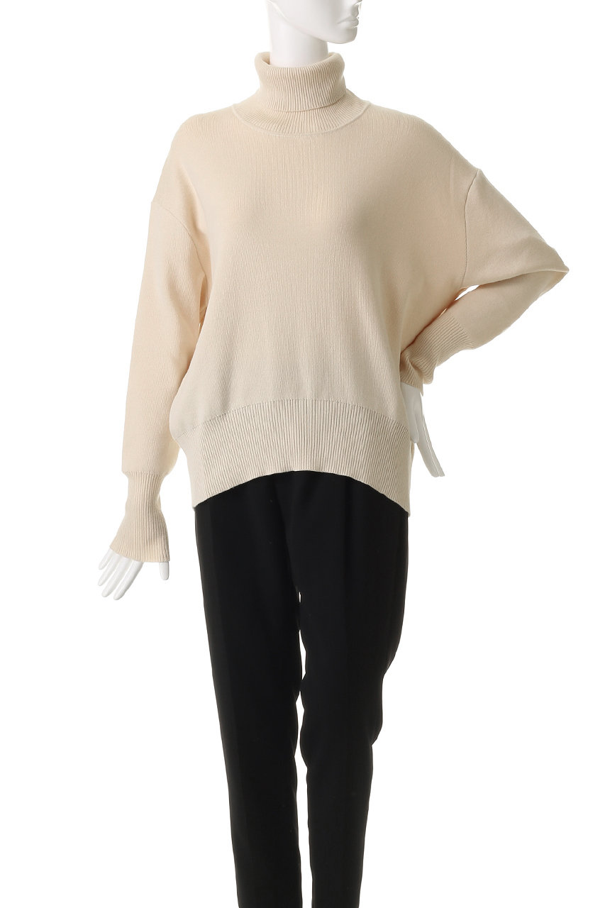 PRISTINE(プリスティン)｜ビッグタートルセーター/ナチュラル の通販