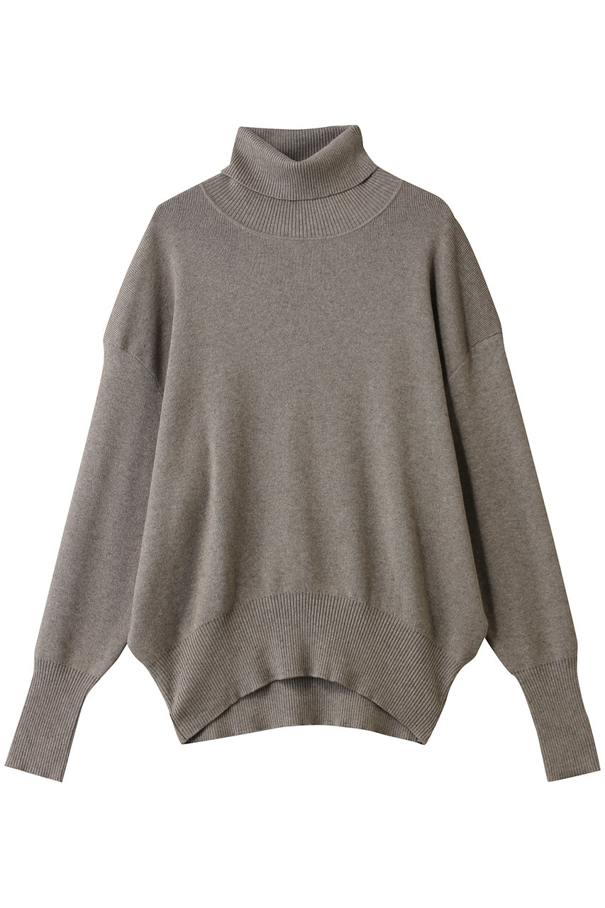 プリスティン/PRISTINEのフォレストグレイビッグタートルセーター(グレー/415604)