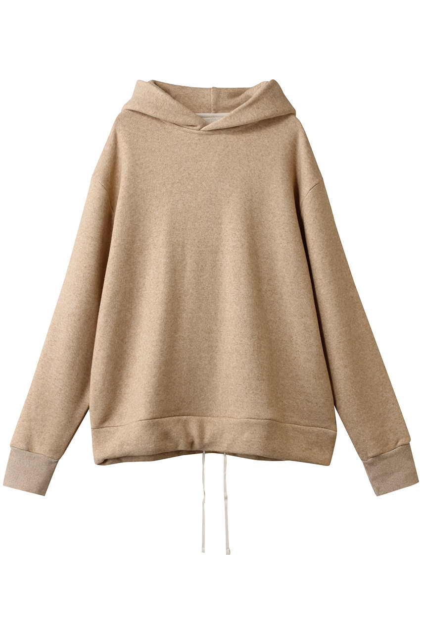 PRISTINE 【MEN】カシミヤ裏毛フーディ (ブラウン, M) プリスティン ELLE SHOP