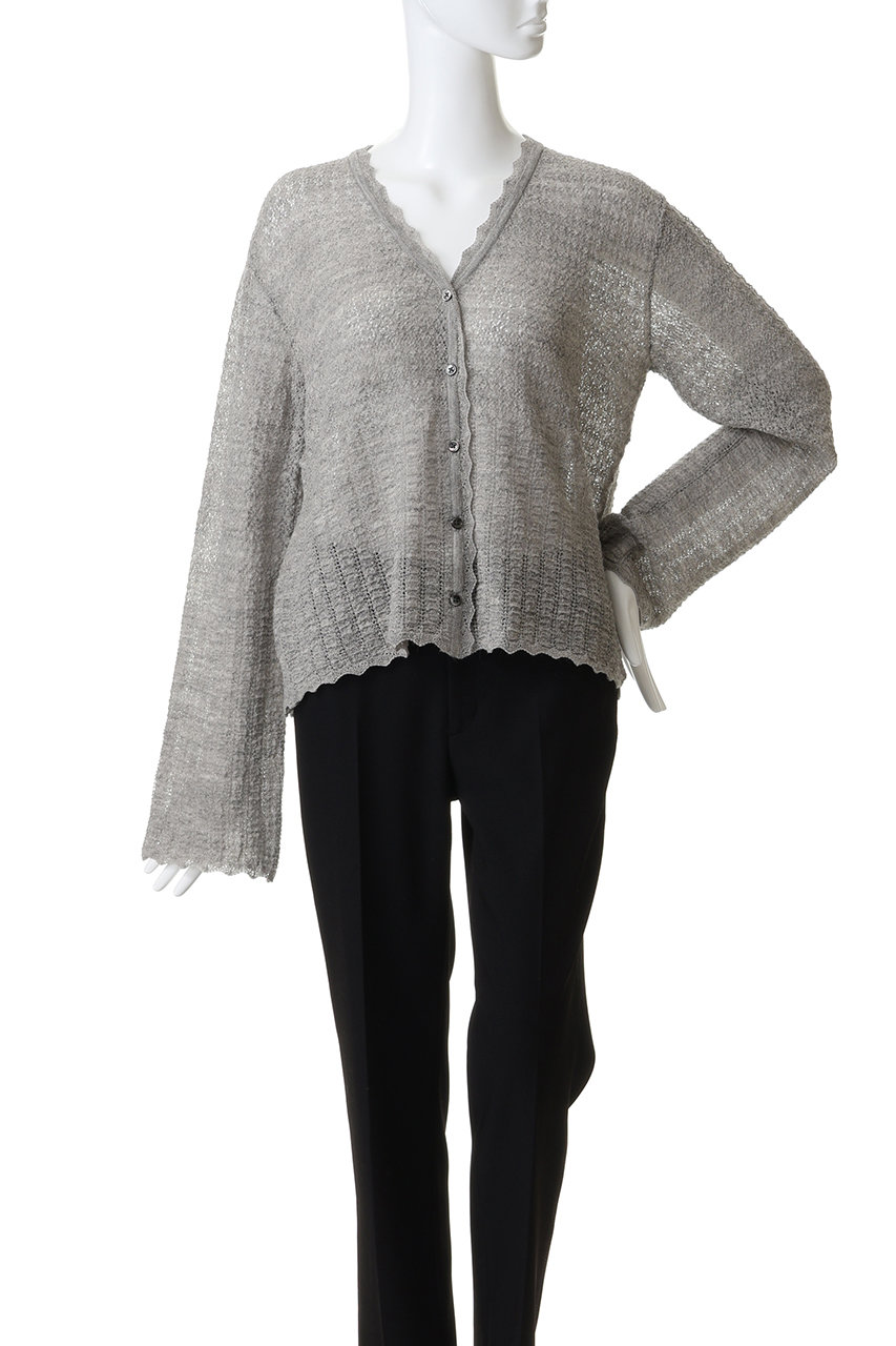 プリスティンPRISTINE 長袖カーディガン日本製M PRISTINE(プリスティン)｜カステラニットカーデ/ナチュラル の通販