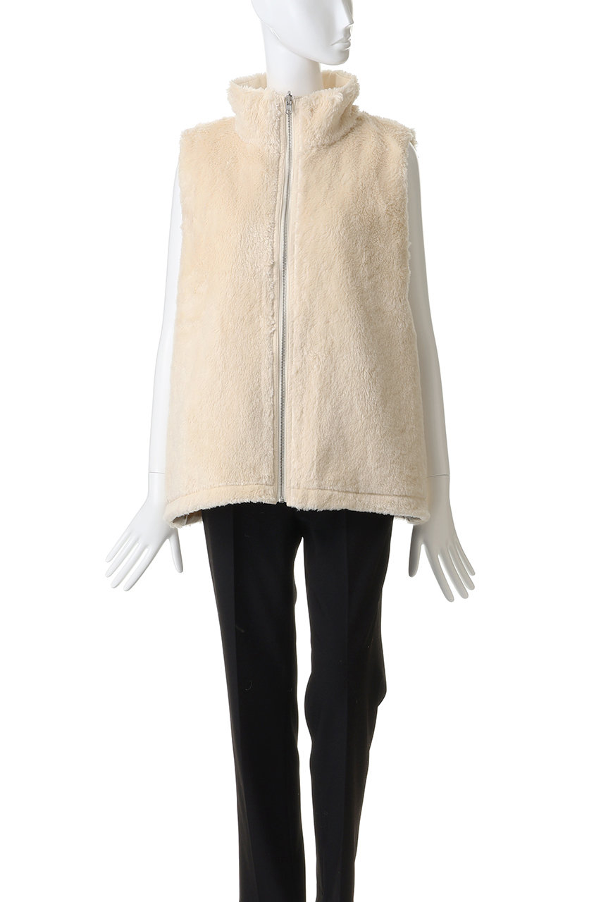 PRISTINE 新品 中綿入りファーZIP-UPベスト PRISTINE 新品 中綿入りファーZIP-UPベスト PRISTINE(プリスティン