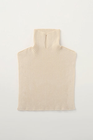 プリスティン/PRISTINEのカシミヤ混ニットリブカウル(140100/140104)