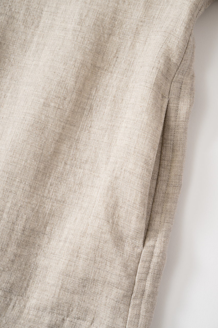 PRISTINE(プリスティン)｜コットンリネンヤク二重織ジャケット/グレー