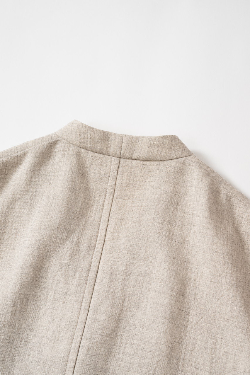 PRISTINE(プリスティン)｜コットンリネンヤク二重織ジャケット/グレー