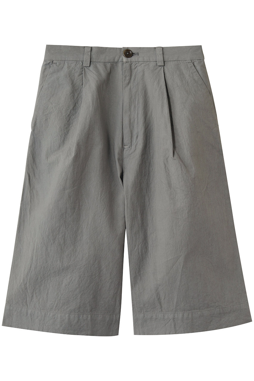 プリスティン/PRISTINEの和紙コットンツイルバミューダパンツ（染）(グレー/416672)