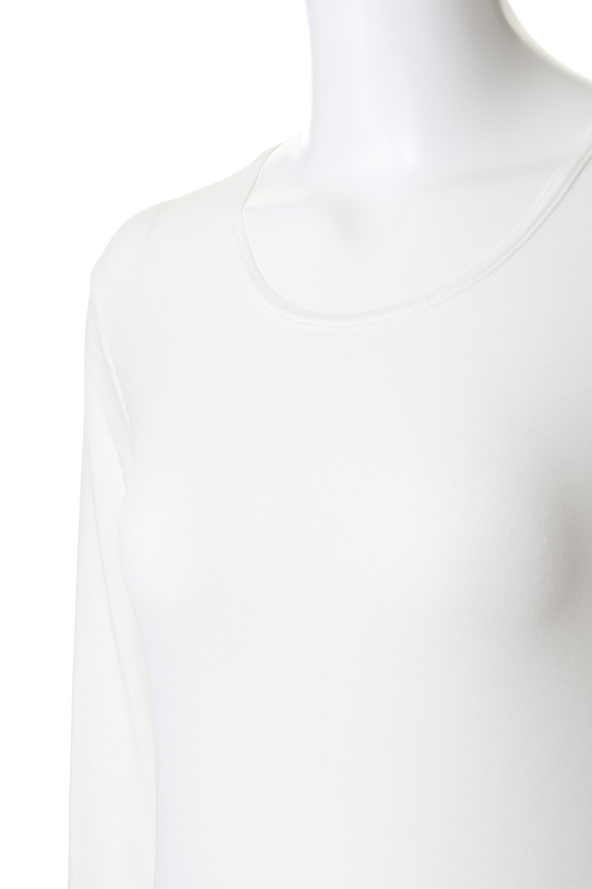 PRISTINE(プリスティン)｜フロスト長袖PO/ホワイト の通販｜ELLESHOP