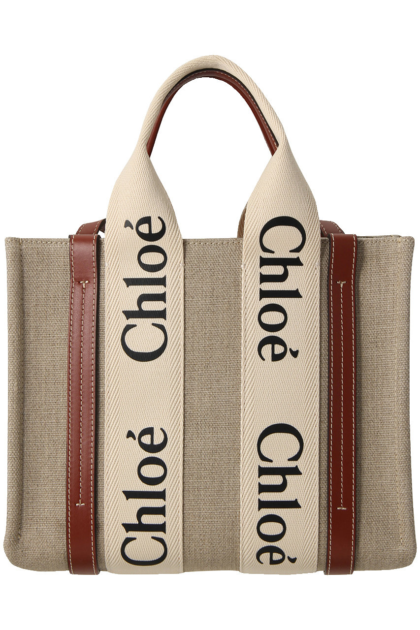 Chloe トートバック woody ブラウン -