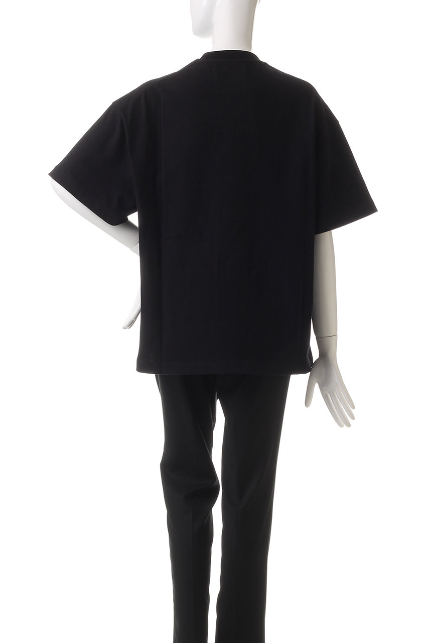 JIL SANDER(ジル サンダー)｜LOGO ON TONE Tシャツ/ブラック の通販