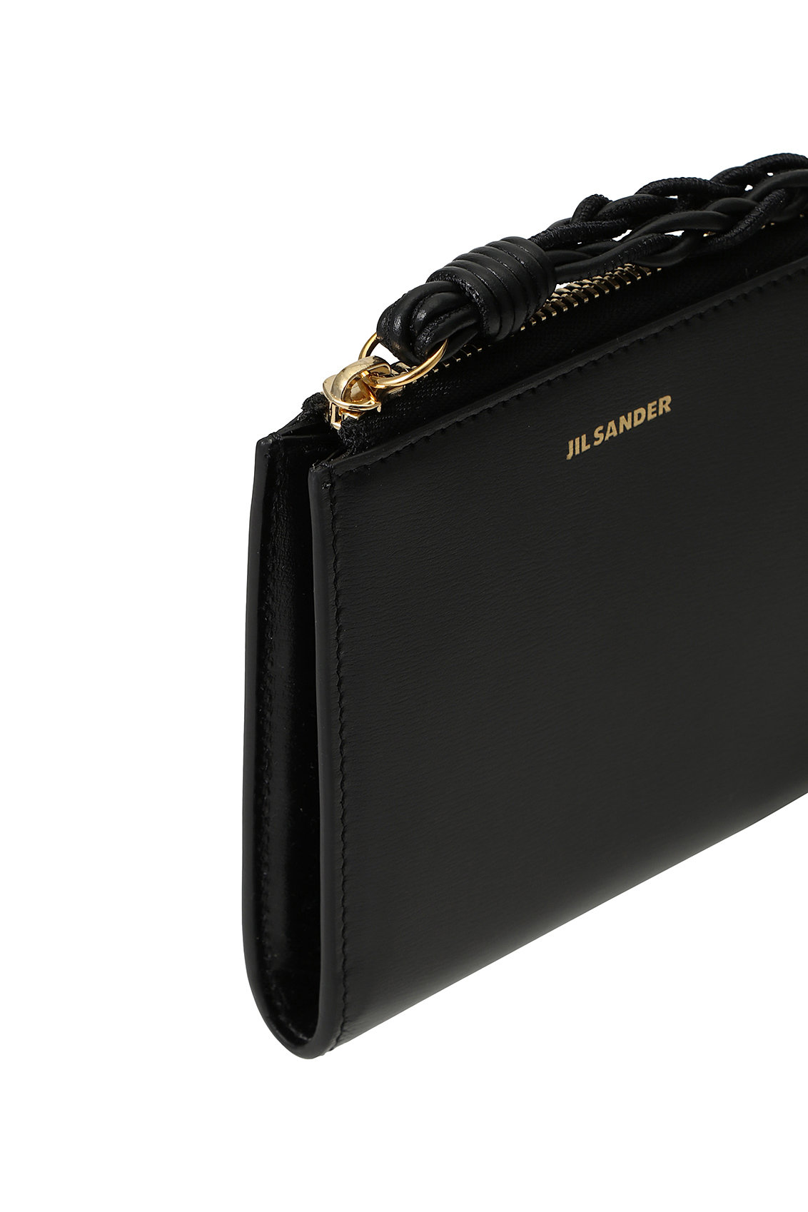 JIL SANDER(ジル サンダー)｜TANGLE CREDIT CARD PURSE/ブラック の通販｜ELLESHOP・(エル・ショップ)