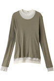 ジルサンダー JIL SANDER カットソー Tシャツ 長袖 カーキ /OU レディース ジルサンダー Jil Sander JIL SANDER Tシャツ J02GC0107 J20215