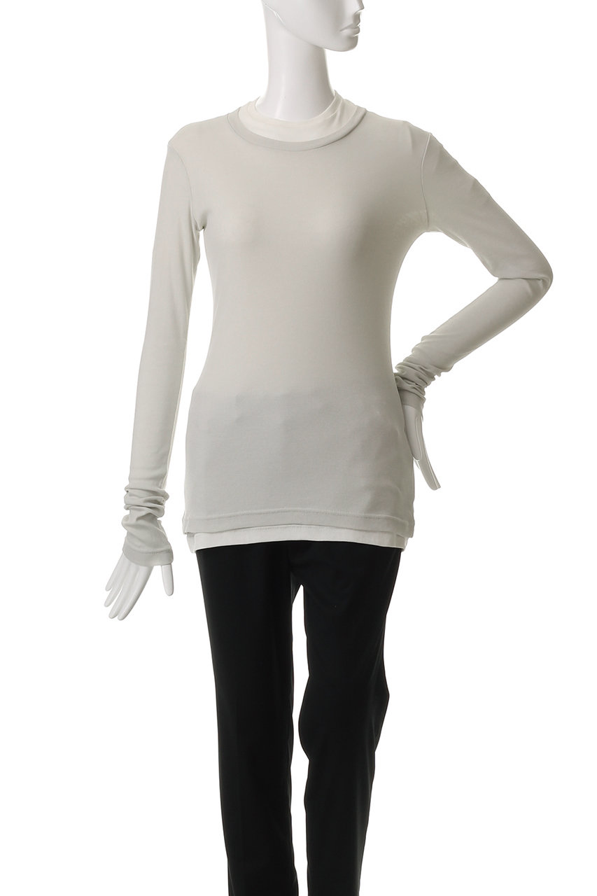 ○☆新品 未使用 JIL SANDER ロングスリーブTシャツ 定番ロゴT