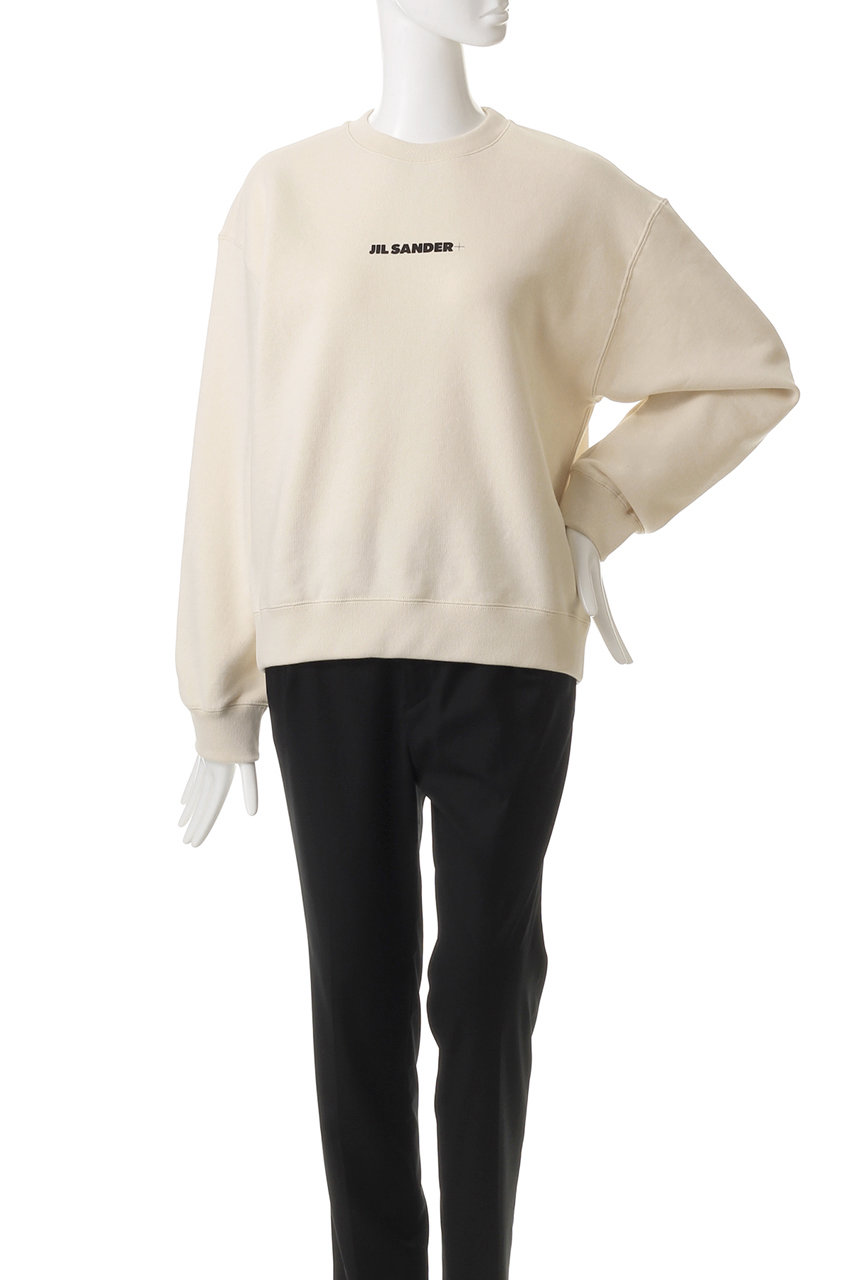 JIL SANDER(ジル サンダー)｜【JIL SANDER＋】LOGOクルーネック
