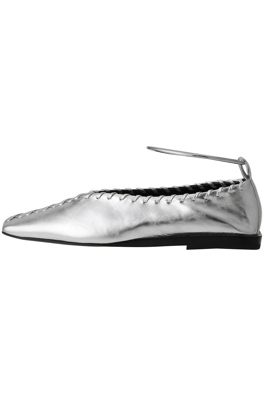 ジルサンダー　アンクレット　リングバレエシューズ JIL SANDER(ジル サンダー)｜RING メタリック バレリーナ