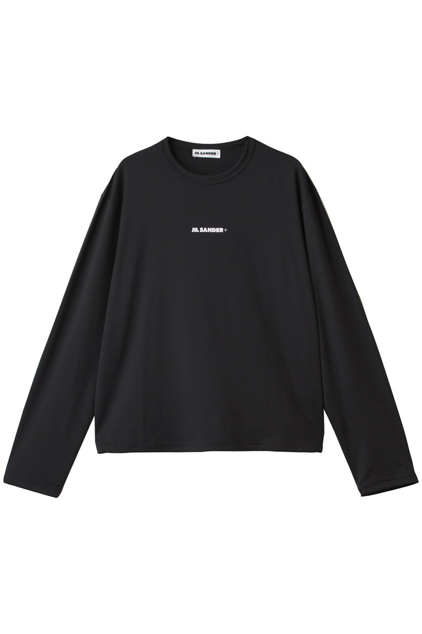 JIL SANDER 【JIL SANDER+】 ロゴプリント ロングスリーブ Tシャツ (ブラック, S) ジル サンダー ELLE SHOP JIL SANDER 【JIL SANDER+】 ロゴプリント ロングスリーブ Tシャツ (ブラック, S) ジル サンダー ELLE SHOP