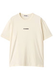 【JIL SANDER＋】ロゴプリント クルーネック Tシャツ