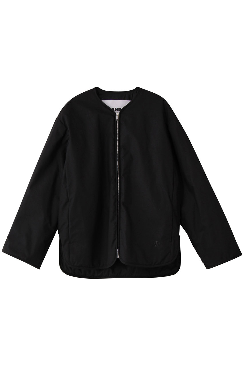 JIL SANDER 【JIL SANDER+】エンブロイダリー スポーツジャケット (ブラック, S) ジル サンダー ELLE SHOP JIL SANDER 【JIL SANDER+】エンブロイダリー スポーツジャケット (ブラック, S) ジル サンダー ELLE SHOP