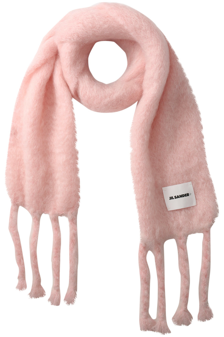 JIL SANDER 【JIL SANDER+】ロゴ マフラー (ピンク, UNI) ジル サンダー ELLE SHOP JIL SANDER 【JIL SANDER+】ロゴ マフラー (ピンク, UNI) ジル サンダー ELLE SHOP