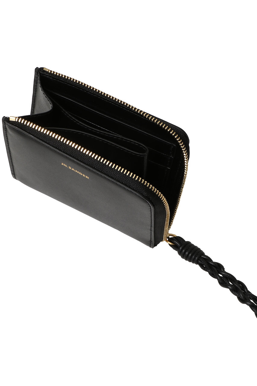 JIL SANDER(ジル サンダー)｜TANGLE CREDIT CARD PURSE/ブラック
